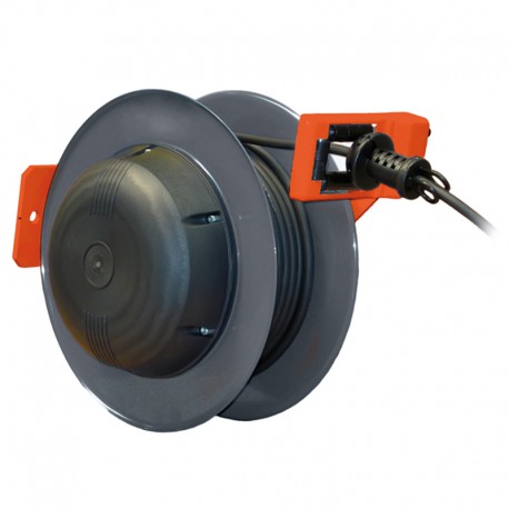 Automatic cable reel with electric cable 5G1,5 - 20 m in open drum