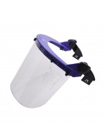Arcflash faceshieldl for hardhat class 1 with elastic band for hard hat fixation
