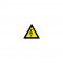 Triangular sticker electrical danger side 50 mm