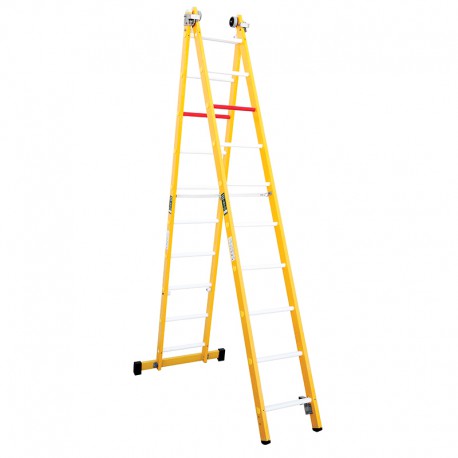 Omvormbare isolerende ladder twee-delig