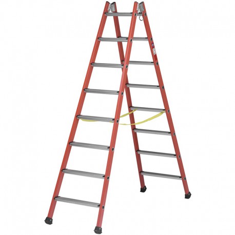 Insulating double ascents ladder