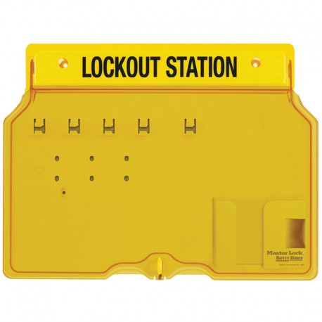 Plastic 4 Lock Padlock Station