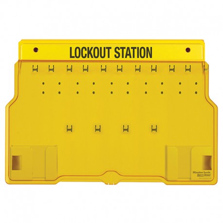 Plastic 10 Lock Padlock Station