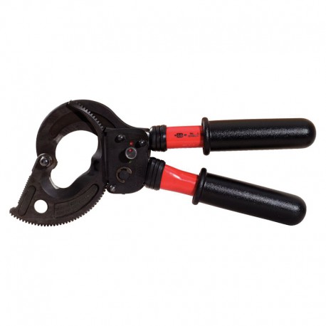 Insulating ratchet cable cutter - max Ø 62 mm