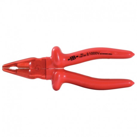 Insulated combination plier with insulated head
