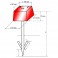 Identification/ marking pole for underground service for High Voltage