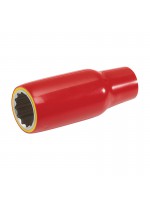Insulated 12-point socket for 3/8’’ - long type