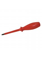 Insulated cross slotted pozidriv screwdriver