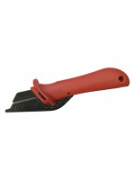 Insulated cable knife with exchangeable blades