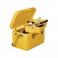 High visible yellow trunk-box for tools