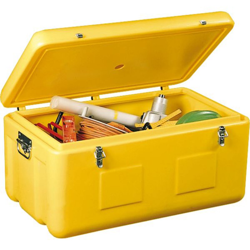 High visible yellow trunk-box for tools - BINAME