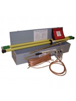 Short circuiting and grounding equipment for bare overhead lines