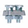 Connector 2 bolts for earth rods with cross design