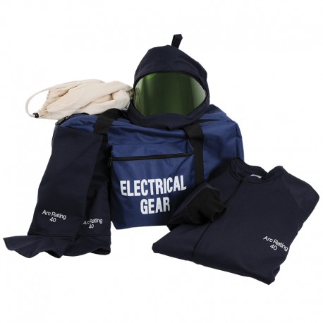 Arcflash kit with long coat and leggings HRC 4 - ATPV 40 Cal/cm²