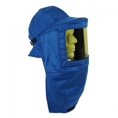 Arcflash faceshield with integrated hood