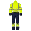 Combinaison haute visibilité jaune et marine.webp