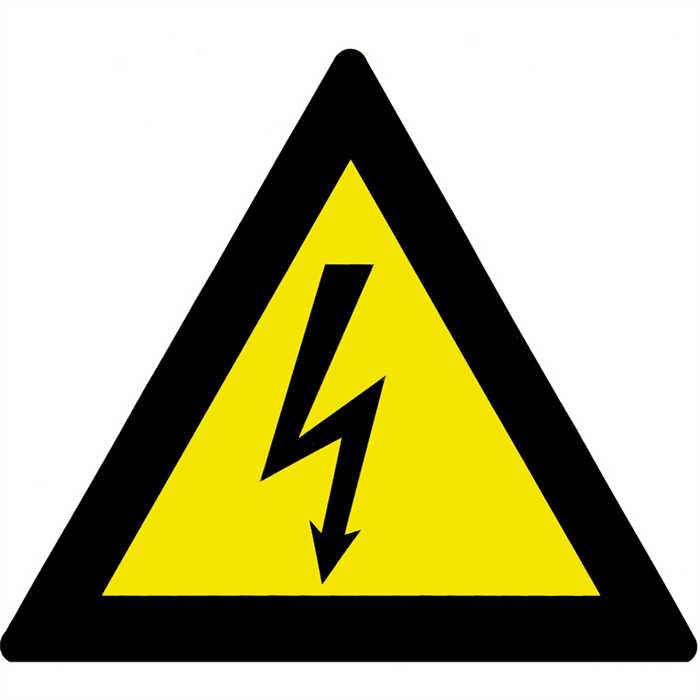 [PDT200] Sticker (electrical danger) size 200mm