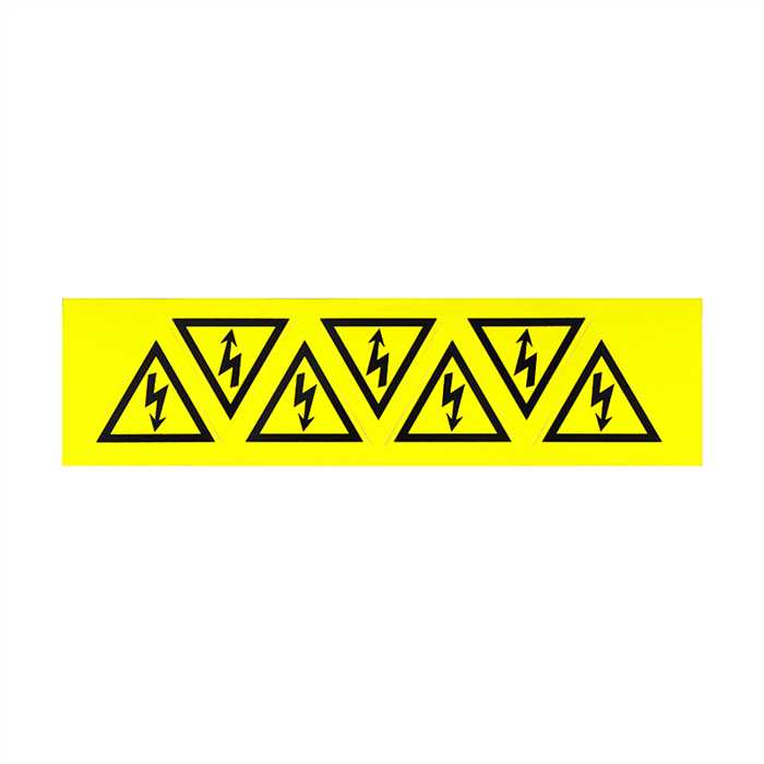 [PDT7X50] carte 7 sticker DANGER TENSION