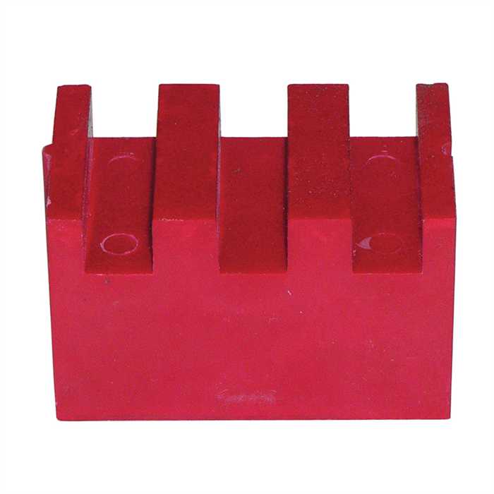 Blochet support p/barre d'épaisseur 10 mm