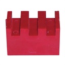 Blochet support p/barre d'épaisseur 10 mm