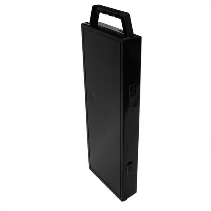 Protection box for gloves, Flexible PVC black colour.