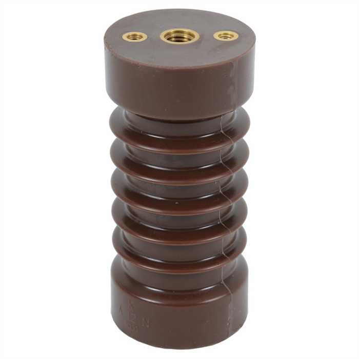 [JO6-75 M12 B4423] Epoxy postinsulator for indoor use - Height 130 mm
- Max working voltage 12 kV - Flexion : 5000 N
- Inserts M12 + 2xM6  / M12