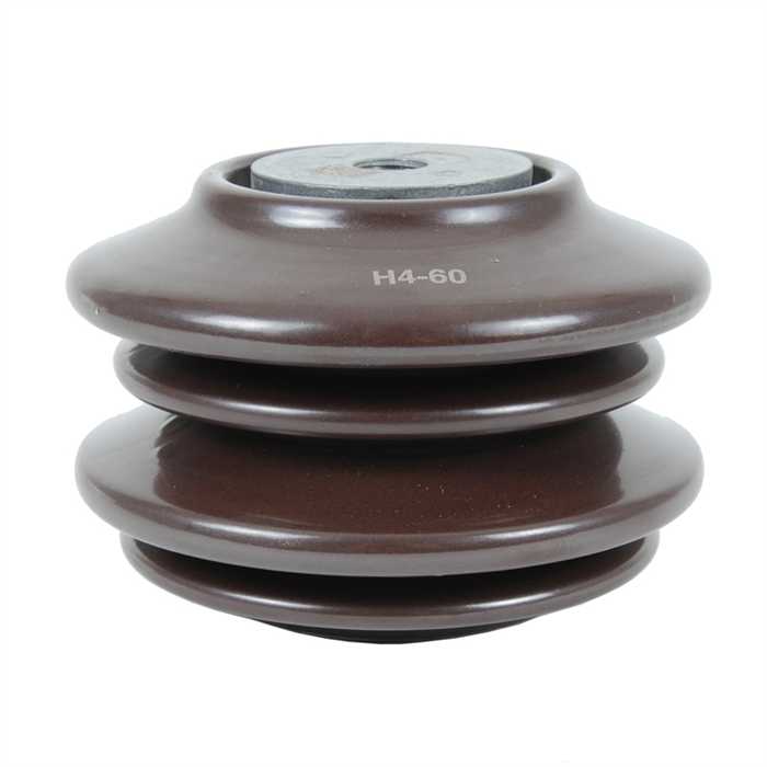 Brown porcelain insulator 7,2 KV  - Height 95 mm
Female/female M16 - Flexion - 400 daN