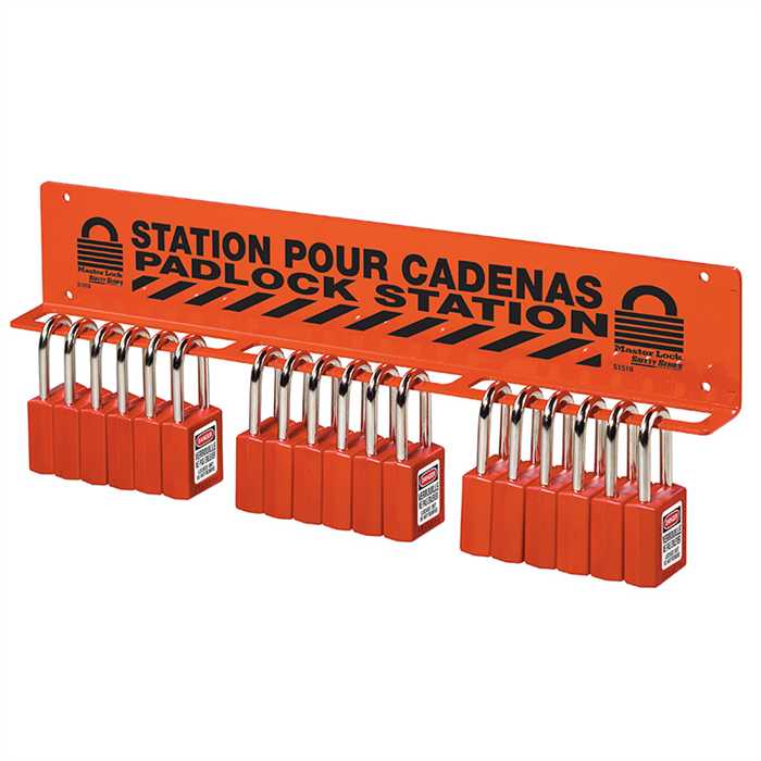 [S1518] Porte-cadenas pour 18-22 cadenas (livré sans cadenas)
