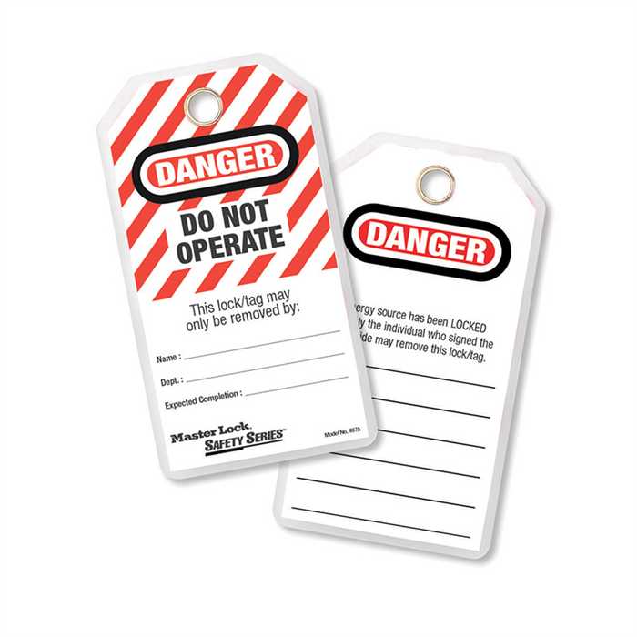 Etiquettes en anglais à usage intensif   "DO NOT OPERATE"