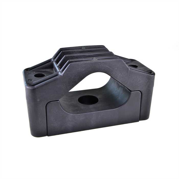 [KZ-TRI-3x38-53] Attache-cable tripolaire pour 3 cables diam. extérieur de 38 à 53 mm