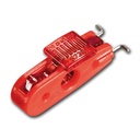 Miniature Circuit Breaker Lockout (Red Tab) - brede tuimelschakelaars)