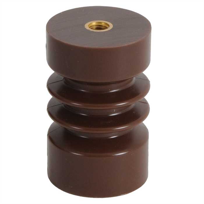 Epoxy steunisolator voor binnendienst - Hoogte 95 mm
- Dienstspanning : 7,2 kV - Buigweerstand : 5000 N
- Draad M12 / M12