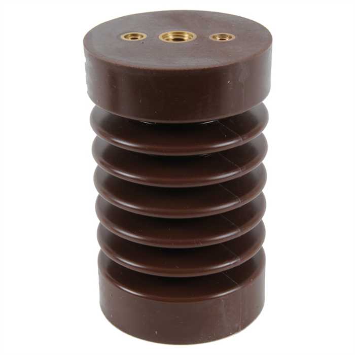 Isolateur support pour service intérieur en epoxy - hauteur 160 mm
- Tension de service : 17,5 kV - Flexion : 10000 Newton
- Inserts M16 +2xM10 / M20