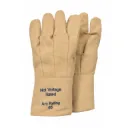 Arcflash gloves - ATPV : 65 Cal/cm² - caramel brown 
Multi Layer Kevlar/Nomex - 14'' long (360mm)