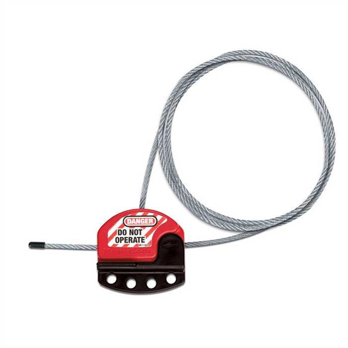 Cable de condamnation de disjoncteur de 1,52m diam 4 mm
