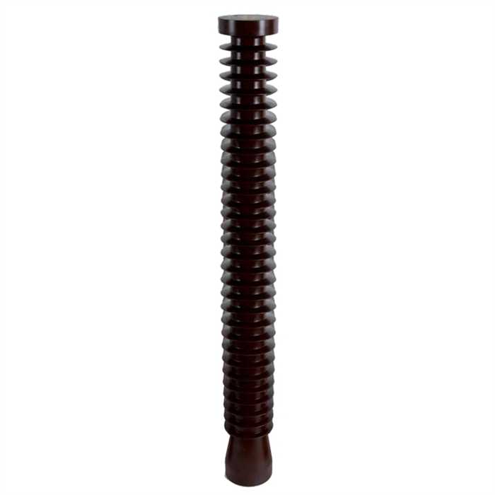 Isolateur support pour service intérieur en epoxy - hauteur 940 mm
- Tension de service : 123 kV - Flexion : 8000 Newton
Insert en haut : 1xM16 + 4xM12 (66mm entre axes)
Insert en bas : 4xM16 (70 mm entre axes)