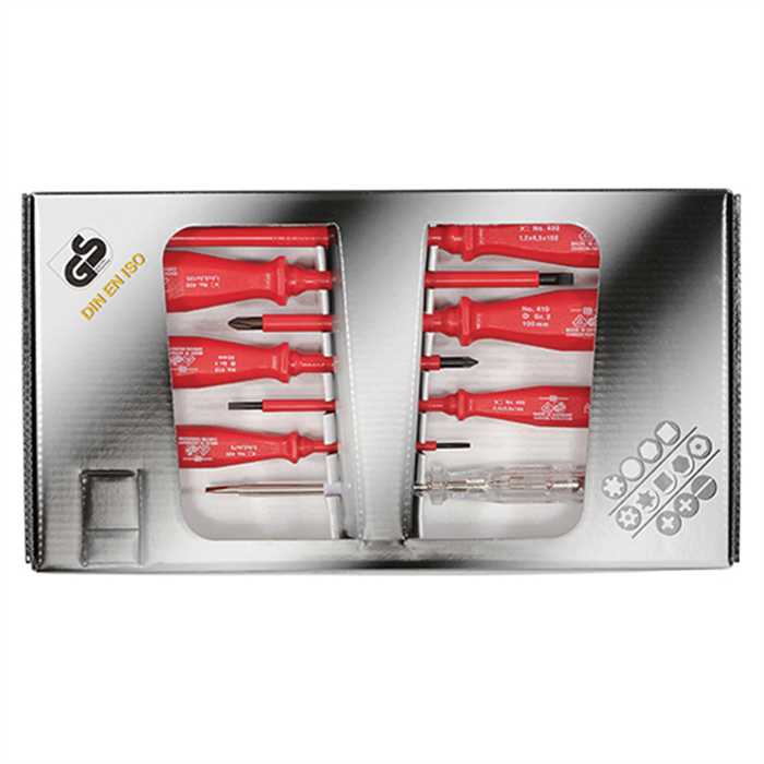[EB425] Set geïsoleerde schroevendraaiers - 7 stuks