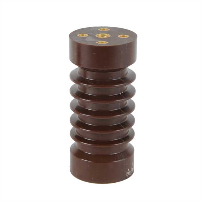 [JO6-75 B376] Isolateur support pour service intérieur en epoxy - hauteur 130 mm
- Tension de service : 12 kV - Flexion : 5000 Newton
- Inserts M10 +4xM6 / M16