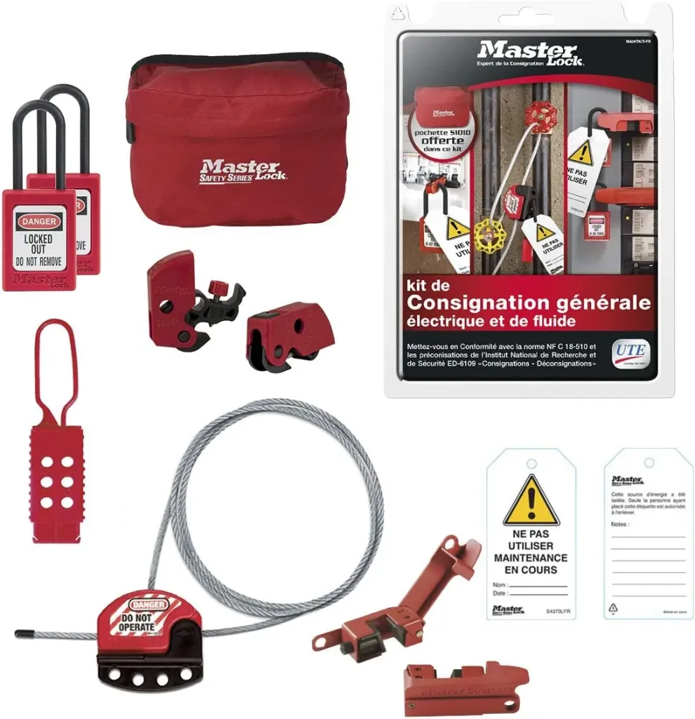 [MAINTKIT-FR] General maintenance lockout - clamshell kit - french