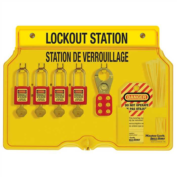 Station de cadenas à 4 serrures Zenex - Francais