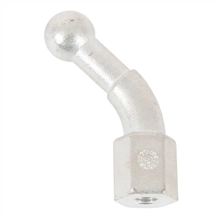 Point fixe MALT Ø 25 mm - courbé à 45° - femelle M12