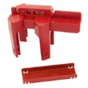 Adjustable ball valve lockout in carded packaging