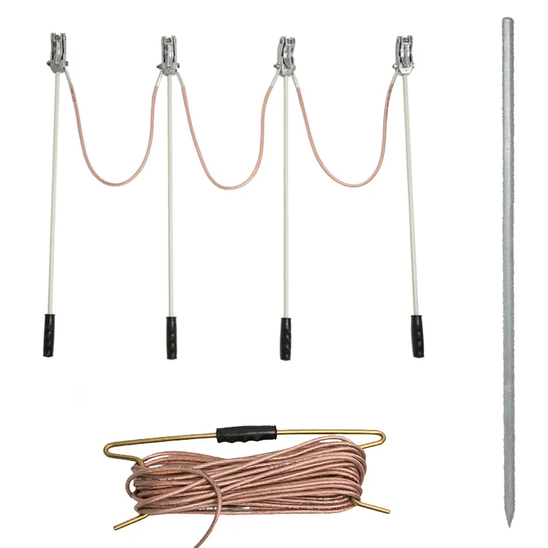 [DBT322/4-B] LV overhead lines Short and Grounding kit for conductors Ø 2 to 22 mm Icc.: 5,26 kA / 1 s.