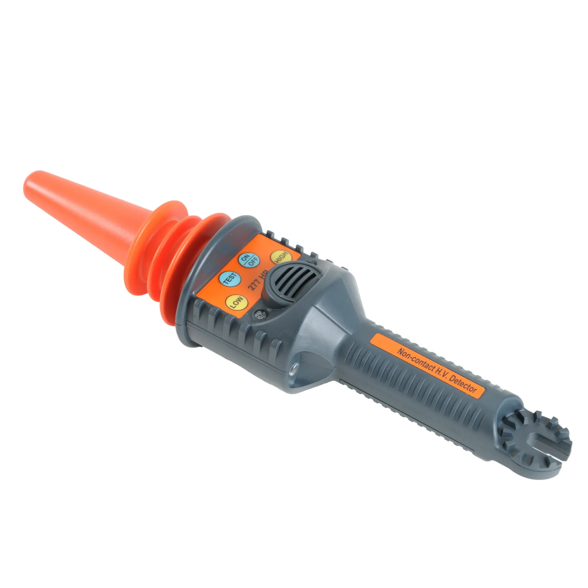 [277HP] Non-Contact High Voltage Detector
APPLICATIONS
? Non-contact detection of live voltages
? Finding faults in cables
? Checking and detecting live high voltage cables
? Tracing live wires
? Checking high frequency radiation
? Checking grounding