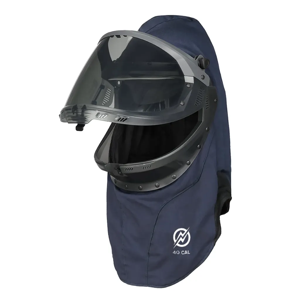 ArcGuard® Ultrasoft™ Lift arcflashkap met opklapbaar front met (ATPV): 40 cal/cm² – CAT 4 – CE