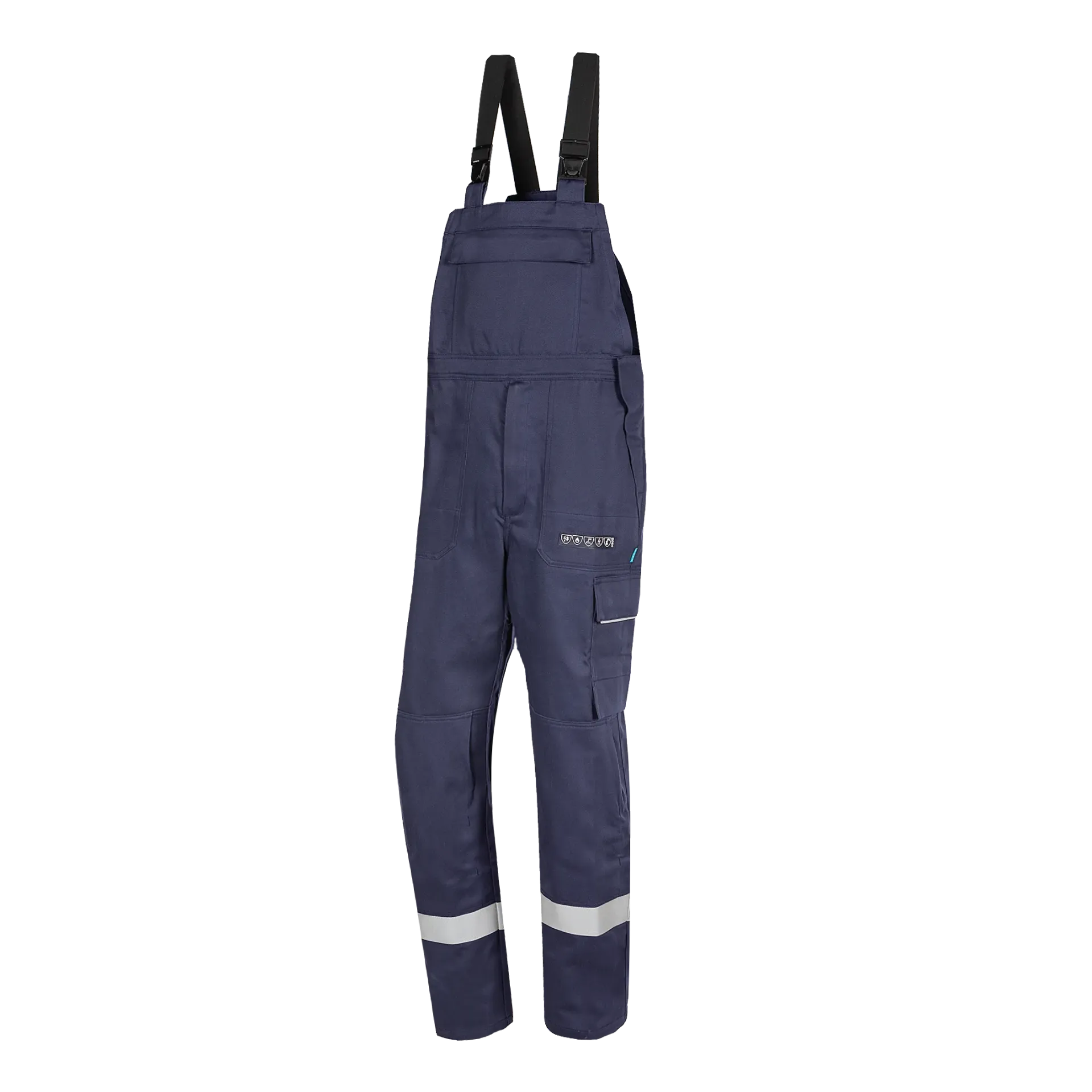 Cotte à bretelles Micco avec protection ARC - bleu marine - ATPV 15,2 cal/cm² - ELIM 11,7 Cal/cm² - APC1