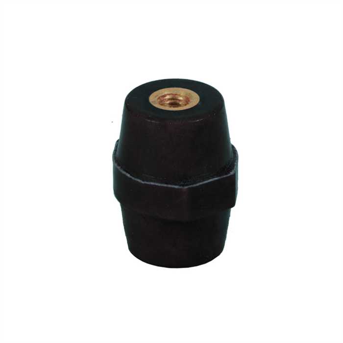 Isolateur polyverre - hauteur 25,2mm - inserts fem./fem.