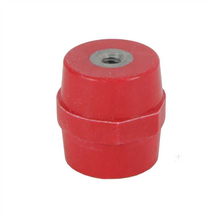 [DB34PM6] Isolateur polyverre - hauteur 35 mm - inserts fem./fem. (M6/M6)