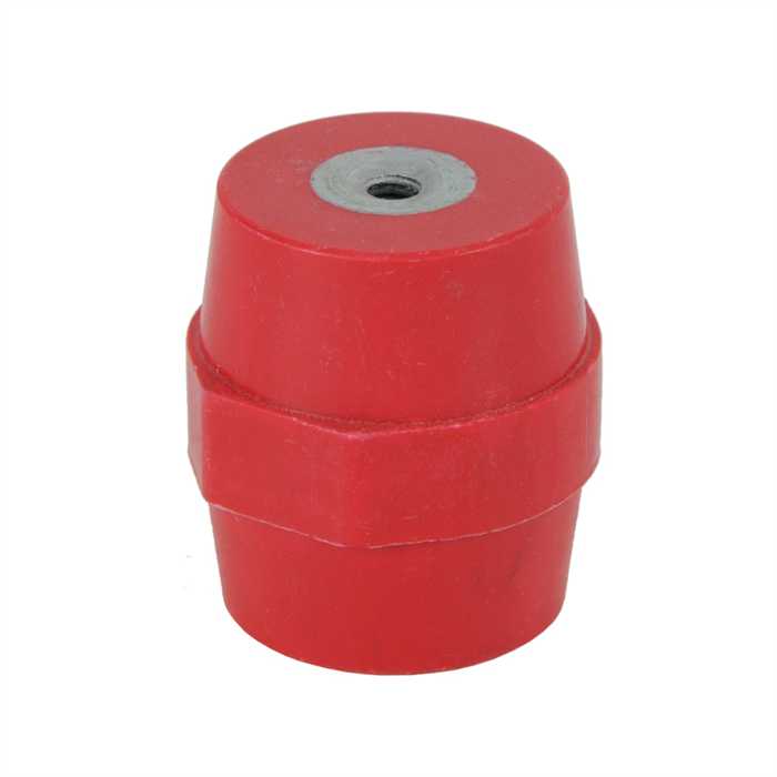 [DB45PM6] Isolateur polyverre - hauteur 45 mm - inserts fem./fem. (M6/M6)