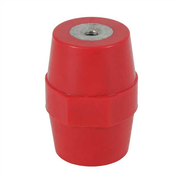 [DB50PM6] Isolateur polyverre - hauteur 51 mm - inserts fem./fem. (M6/M6)